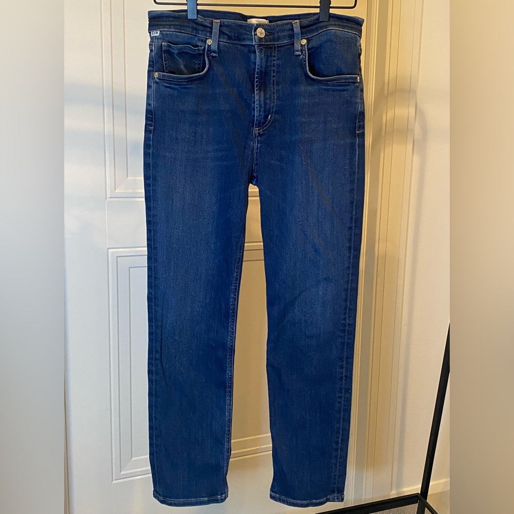 Citizens Of Humanity Medium Wash Isola Straight Leg Ankle Jeans Size 28